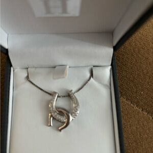 Kelly Herd equestrian necklace . Stirling silver